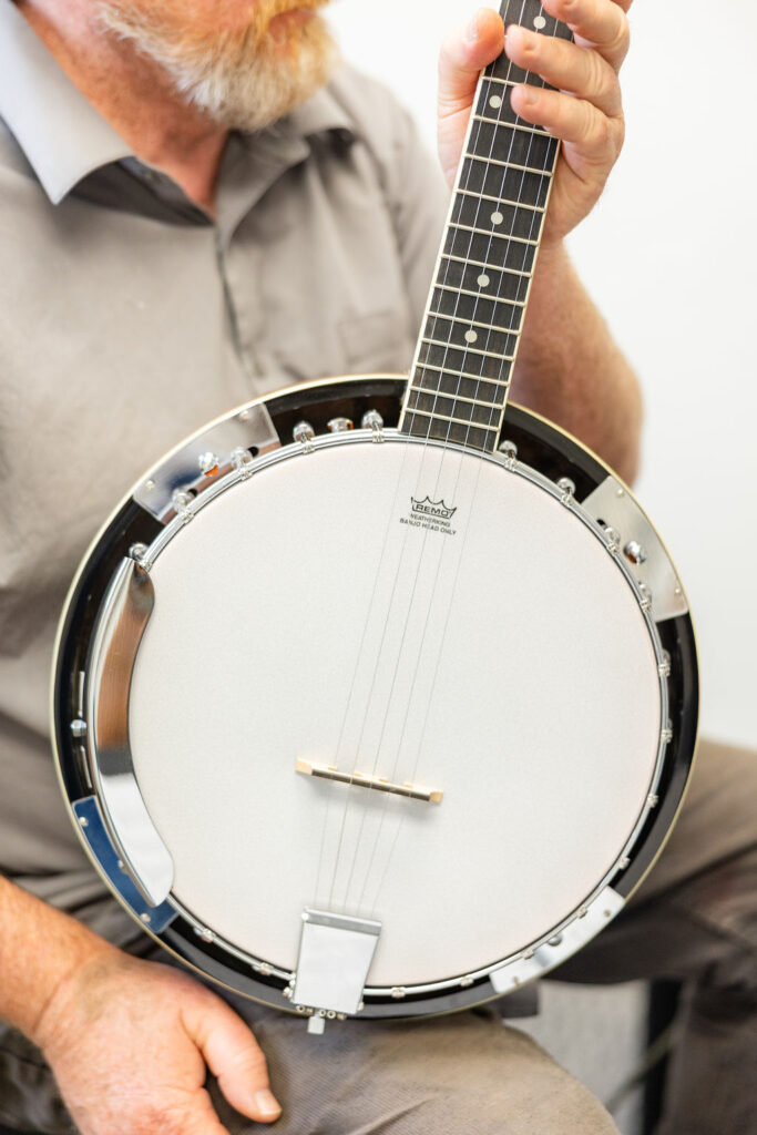 Banjo student lesson